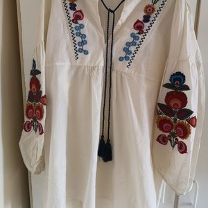 embroidered Zara Tunic